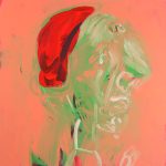 červený čiapoč /red cap/ 100x100
