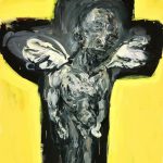 anjel na kríži /angel on the cross/ 140x220