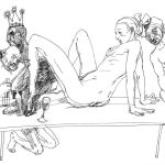 večera /supper/ XXI. 42x30