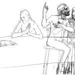 večera /supper/ XIV. 42x30
