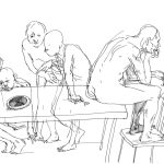 večera /supper/ XIII. 42x30