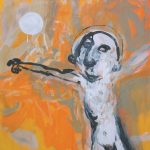 vítanie slnka /welcoming the sun/ 100x100