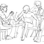 večera /supper/ I. 42x30