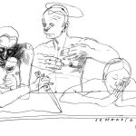 večera /supper/ XLVII. 42x30
