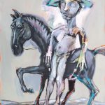 šedý jazdec /grey horseman/ 110x150