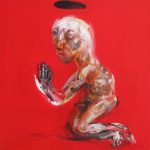 svätí za dedinou /saints beyond the village/ XII. 60x60