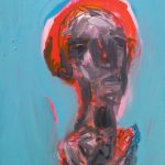 červená žiara /red glow/ 30x50
