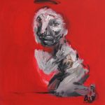 svätí za dedinou /saints beyond the village/ XV. 60x60