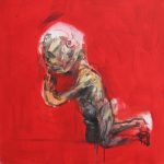 svätí za dedinou /saints beyond the village/ XX. 60x60