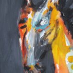 hlava koňa /horse head/ 15x20