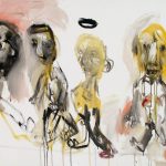 jeden a traja /one and three/ I. 140x100