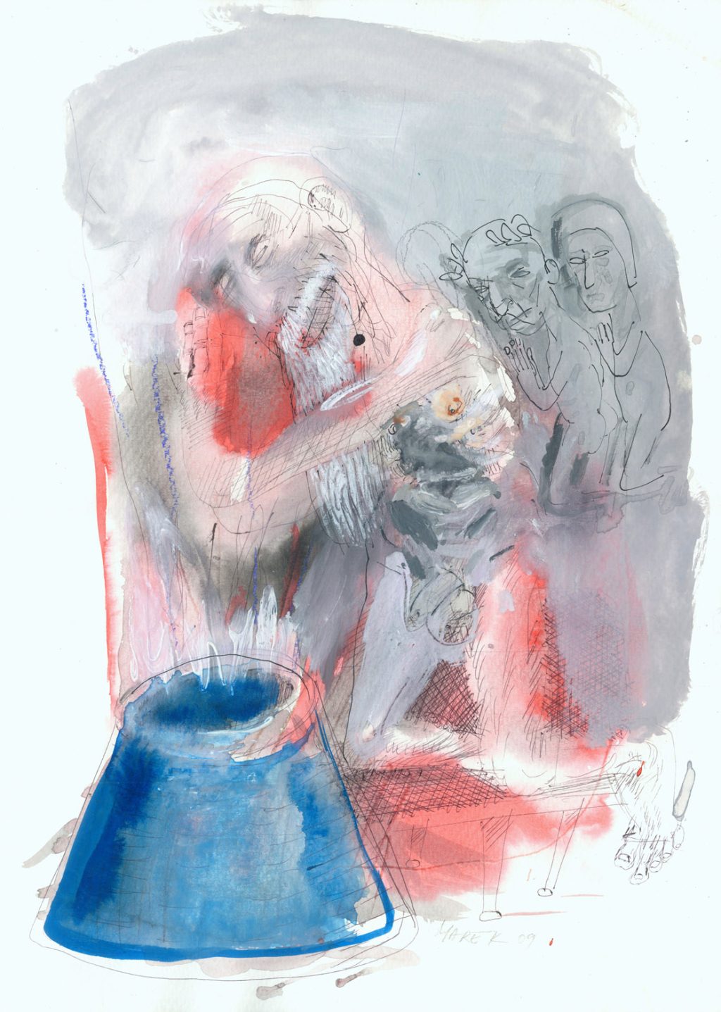 Danteho očistec /Dante's purgatory/ I. 20x30