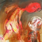 anjel a trpaslík /angel and dwarf/ 60x90