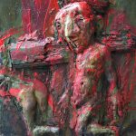 pokušenie /temptation/ I. /epoxy, acrylic/ 50x60