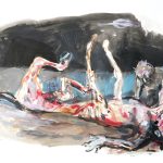 pochovávanie kentaura /burial centaurus/ 42x30