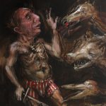 básnik a šelmy /poet and the beasts/ 100x120