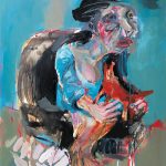 madona so psom /madonna with dog/ 100x120