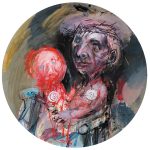 madonna / cyklus terč /cycle target/ 90cm 