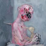 zraňujúca láska /hurtful love/ 80x100