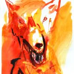 portrét vlka /portrait of wolf/ V. 40x50