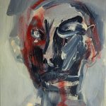 sivá hlava /gray head/ 30x40