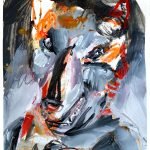 portrét vlka /portrait of wolf/ XI. 40x50