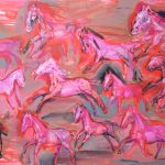 stádo koní /herd of horses/ III. 180x140
