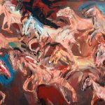 stádo koní /herd of horses/ VIII. 180x140