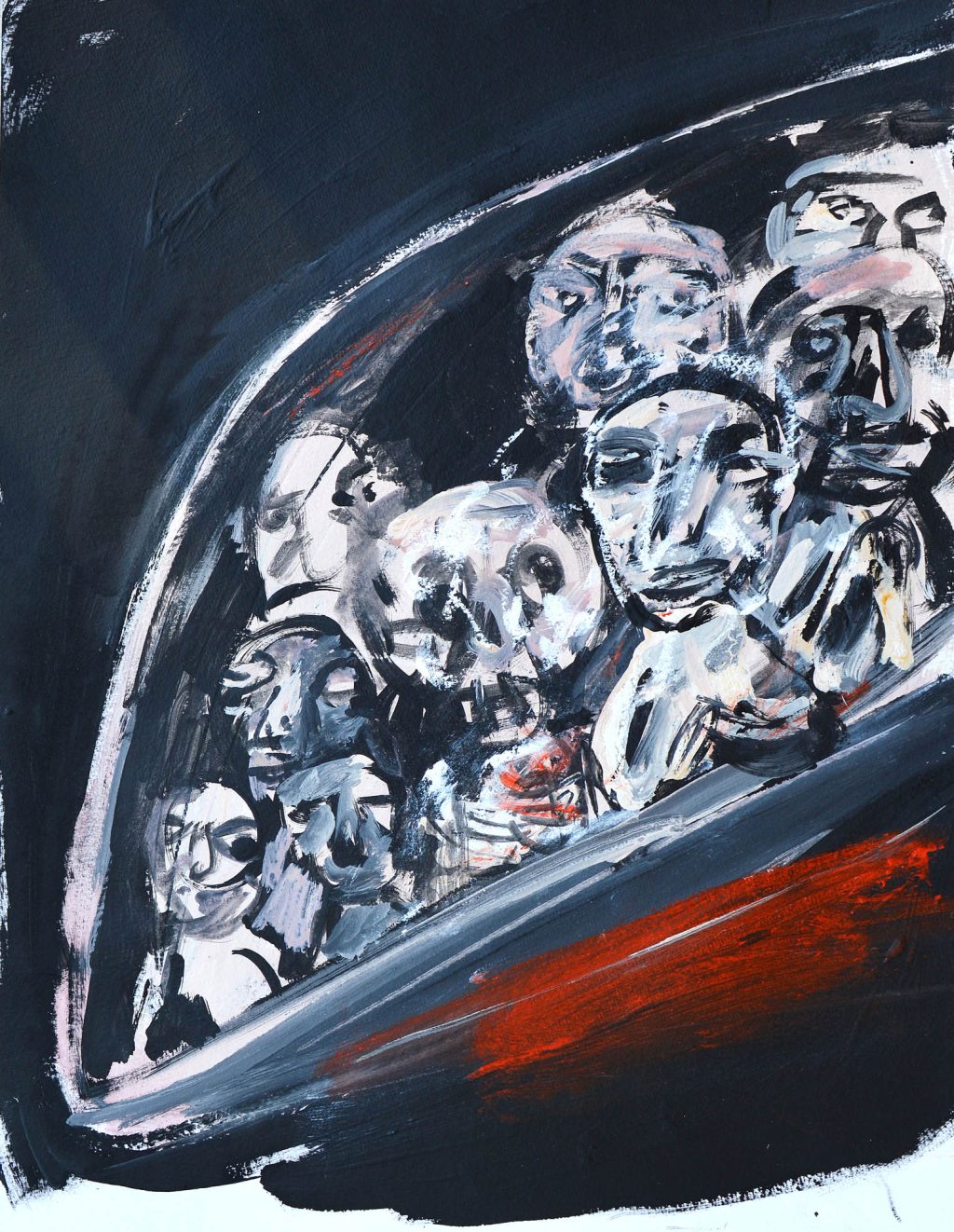 archa / nočná plavba /night cruise/ 1 / 40x60