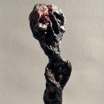 bronzová a akrylová Nádej /bronze and acrylic Hope/ cca 45 cm / detail