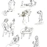 ilustrácia poézie Pavla Suržina /illustration of poetry of Pavol Suržin/ 21 x 30