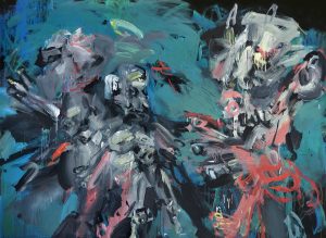 Hrana /Edge/ živé maľovanie na koncerte /live painting at concert/ MMC Bratislava