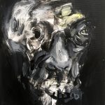 portrét smrti /portrait of death/ XXIV. / 50 x 40