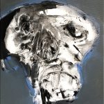 portrét smrti /portrait of death/ XVII. / 50 x 40
