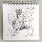 kresba pre Rúfusa /drawing for Rúfus/ 20 x 20