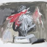 kresba pre Rúfusa /drawing for Rúfus/ 20 x 20