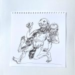 korona denník - karantéma /corona diary - quarantheme/ nonsense 30x30