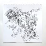korona denník - karantéma /corona diary - quarantheme/ nonsense 30x30