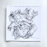 korona denník - karantéma /corona diary - quarantheme/ nonsense 30x30