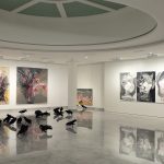 	nedbalka gallery / bratislava / ravens, busts and flowers