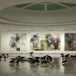 	nedbalka gallery / bratislava / ravens, busts and flowers