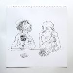 korona denník - karantéma /corona diary - quarantheme/ nonsense 30x30