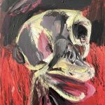 portrét smrti /portrait of deat/ 50x40